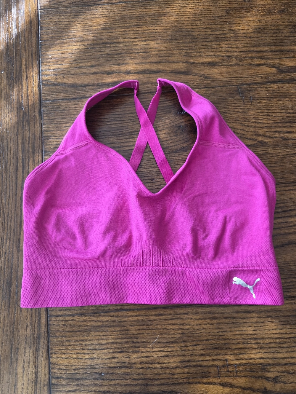 PUMA Women’s Pink Sports Bra - Seamless Support
